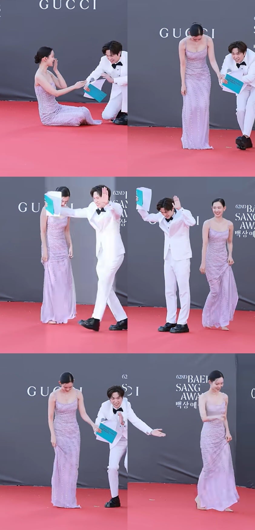 유재필이 예상치 못한 돌발 상황 속 매너와 센스를 발휘하며 또 한 번 존재감을 입증했다./사진=SNS 갈무리