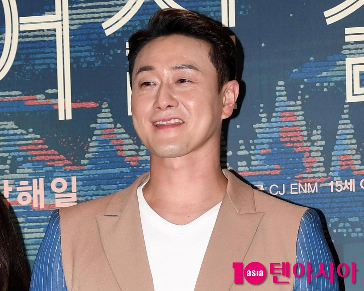 개그맨 김원효가 행사에 참석해 포토월에 섰다. / 사진=텐아시아DB
