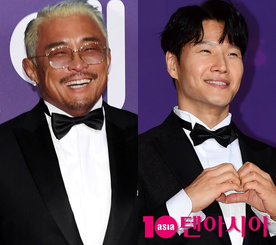 '상남자의 여행법 in 규슈'에 출연 중인 추성훈과 김종국 / 사진=텐아시아DB