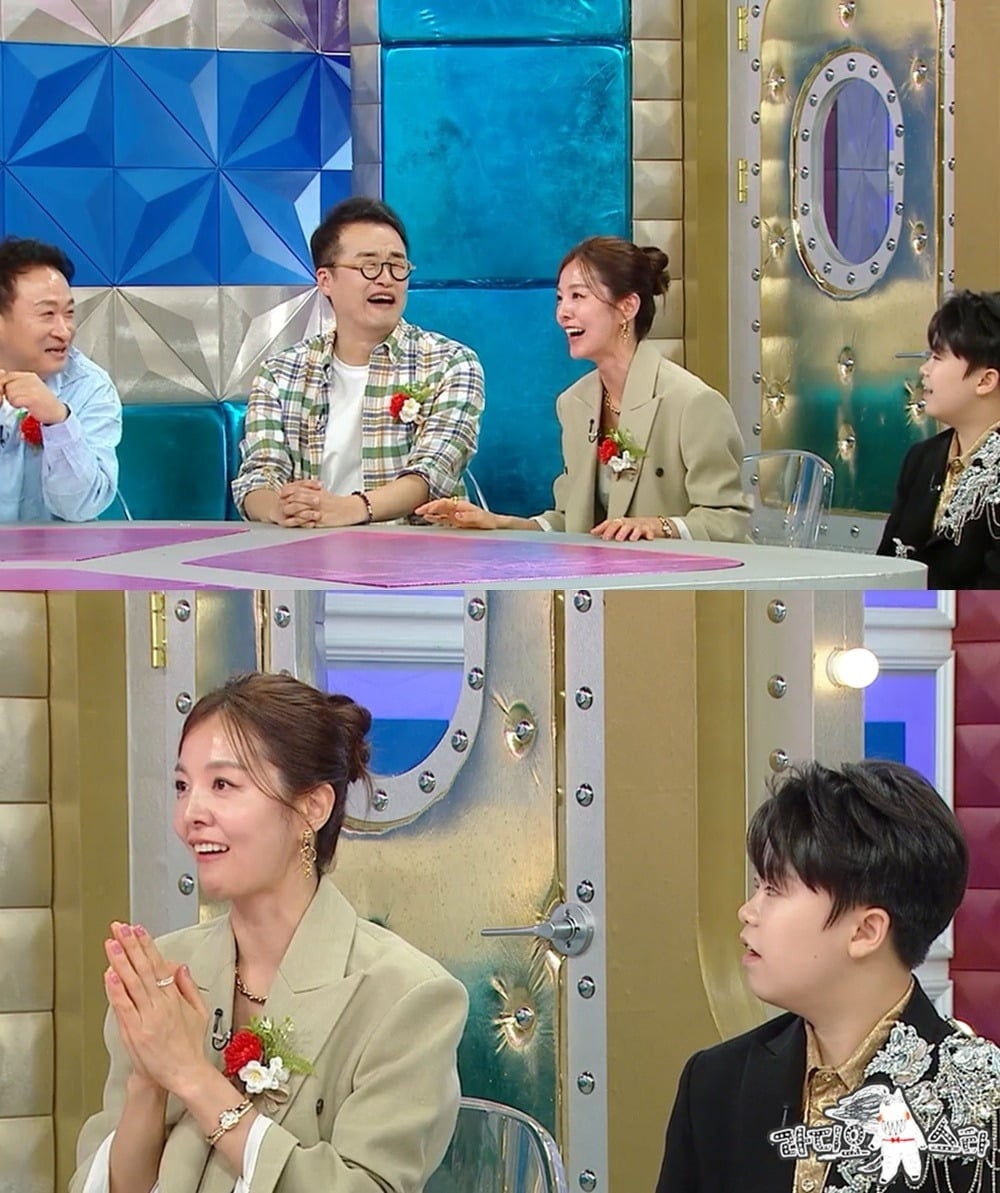 김성은이 첫째 아들 수학 학원만 4개를 보냈다고 밝혔다./사진제공=MBC