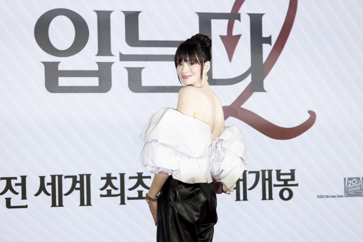 악마는 프라다를 입는다 2_내한 기자 간담회_앤 해서웨이