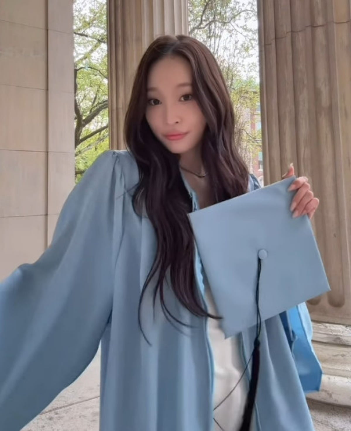 그룹 올데이 프로젝트 멤버 애니가 졸업을 앞두고 있음을 인증했다. / 사진=애니 SNS