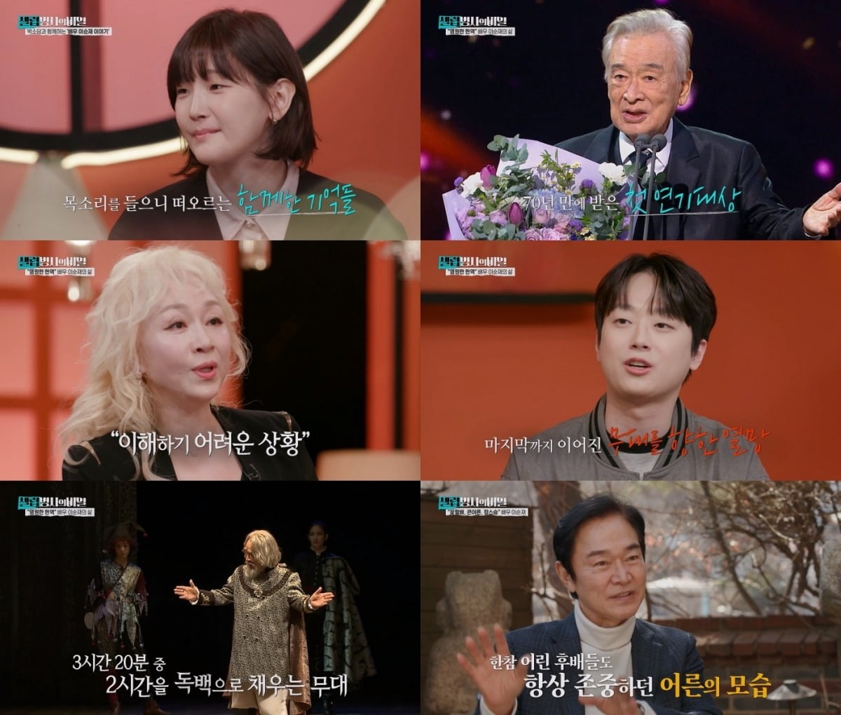 '셀럽병사의 비밀'에서 故 이순재의 삶이 공개됐다. / 사진제공=KBS