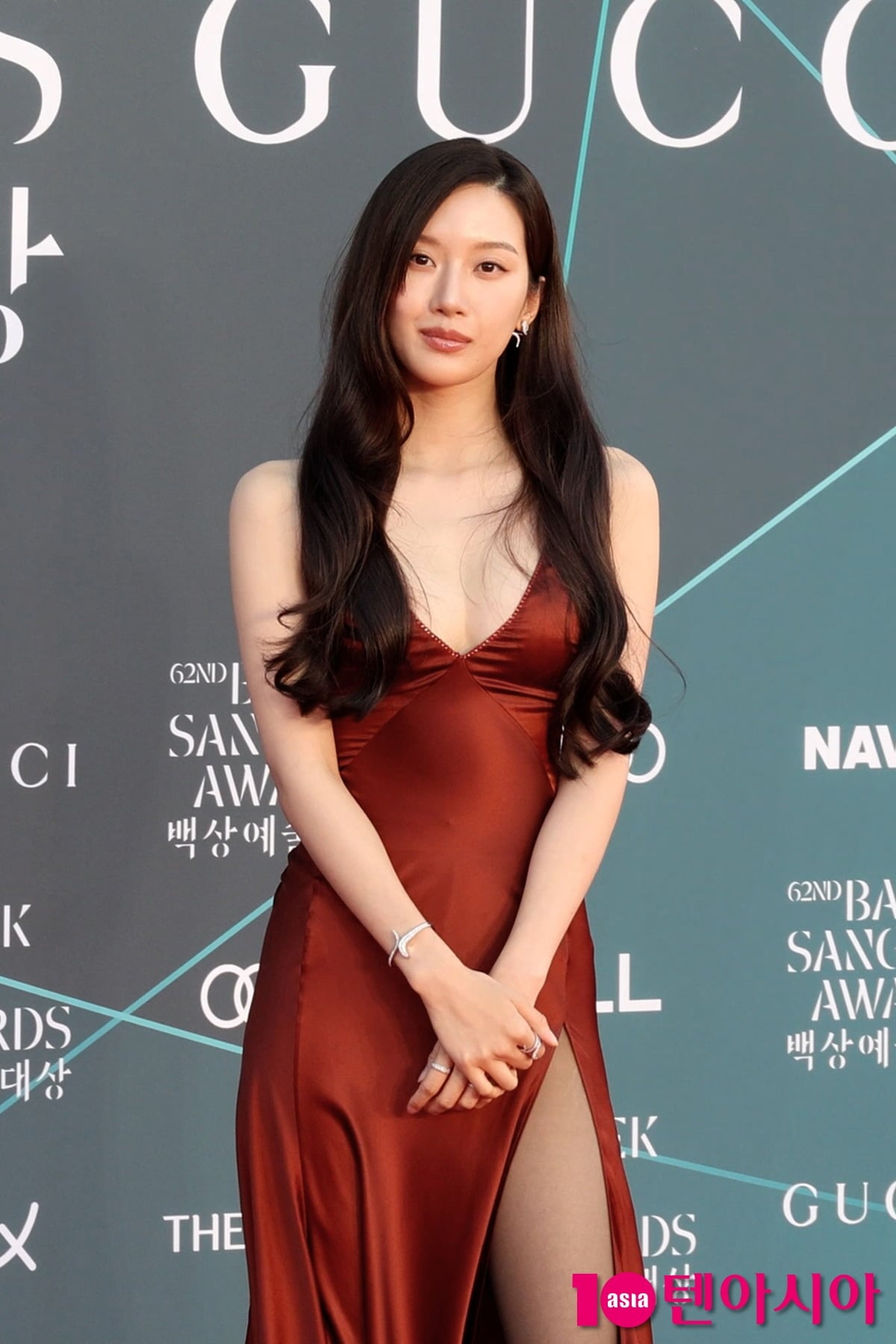 배우 문가영이 행사에 참석해 아름다운 드레스 자태를 뽐냈다. / 사진=텐아시아DB