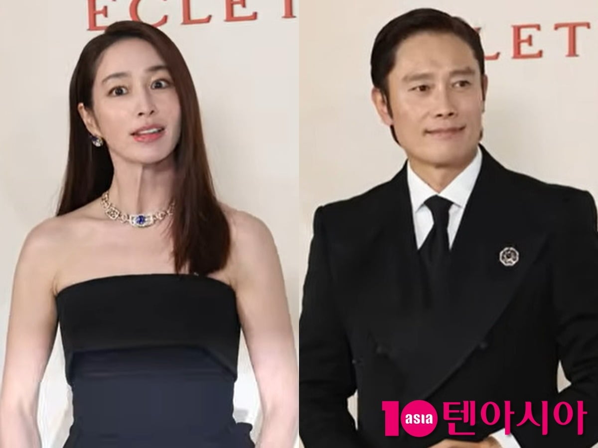 배우 이민정과 이병헌 부부가 같은 행사장에 시간차를 두고 등장했다. / 사진=텐아시아 DB