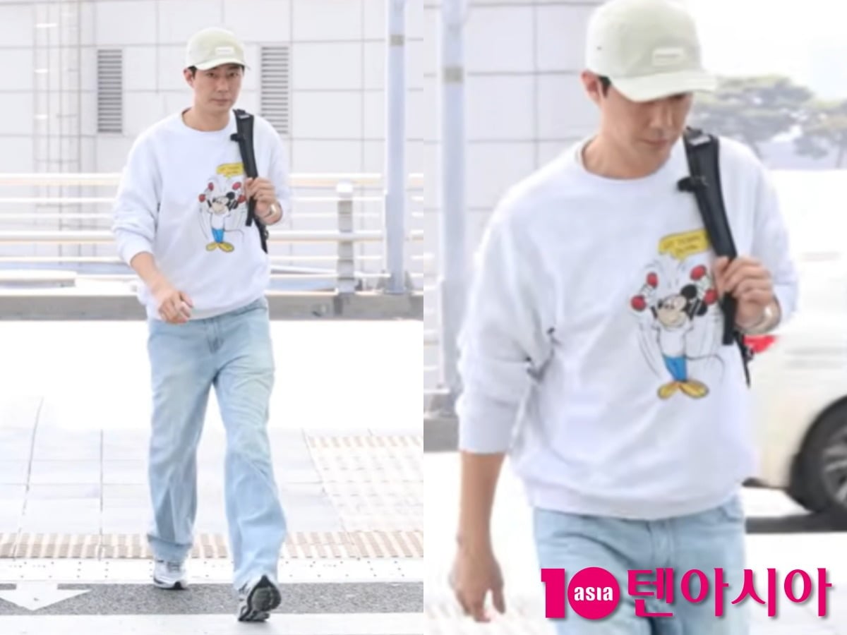 배우 조인성이 칸 영화제 참석을 위해 14일 출국했다. / 사진=텐아시아DB