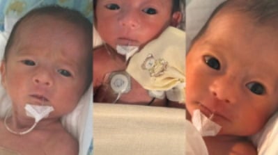 이만기, 세쌍둥이 할아버지 됐다…아내♥ 한숙희, 사진 공개 "곧 만나자"