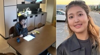 홍진경 딸, '성형설' 논란에 오열했는데…엄마 얼굴에 "마르고 독특해" ('소라와진경')
