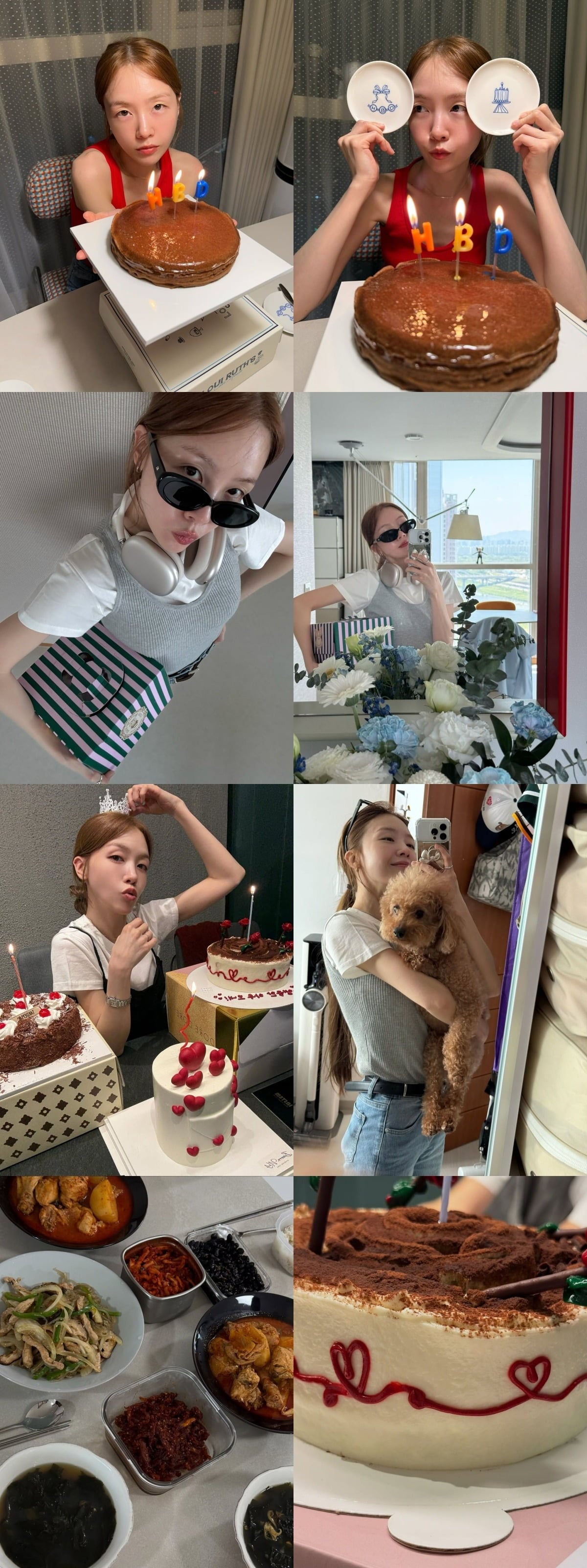 방민아가 생일을 축하해준 이들에게 감사를 표했다. / 사진=방민아 SNS