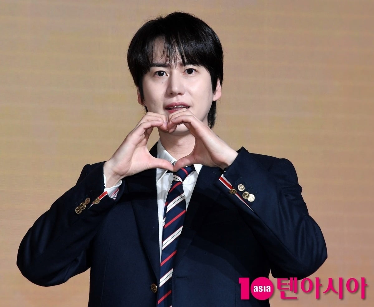 규현이 뮤지컬 공연 중 자기관리에 집중하고 있다. / 사진=텐아시아DB