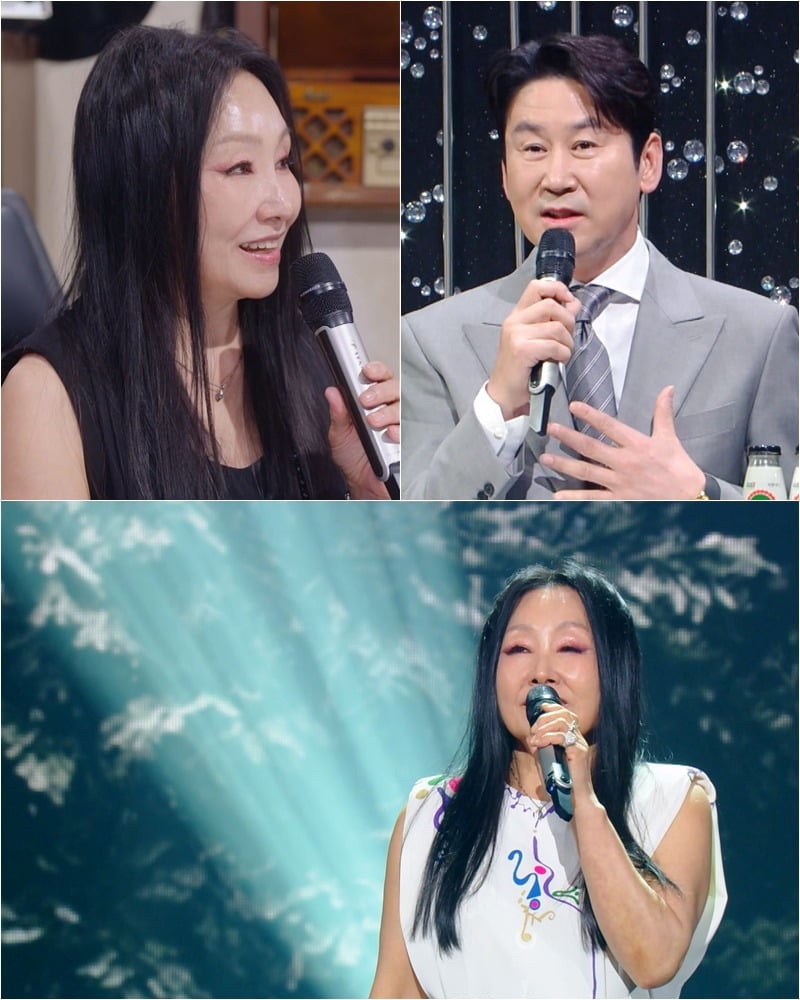 방송인 신동엽이 한영애에게 허리를 숙였다. / 사진제공=KBS