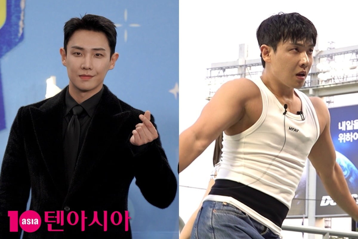 이준이 최예나와 '캐치캐치' 챌린지를 선보인다./사진=텐아시아DB, 스튜디오 룰루랄라