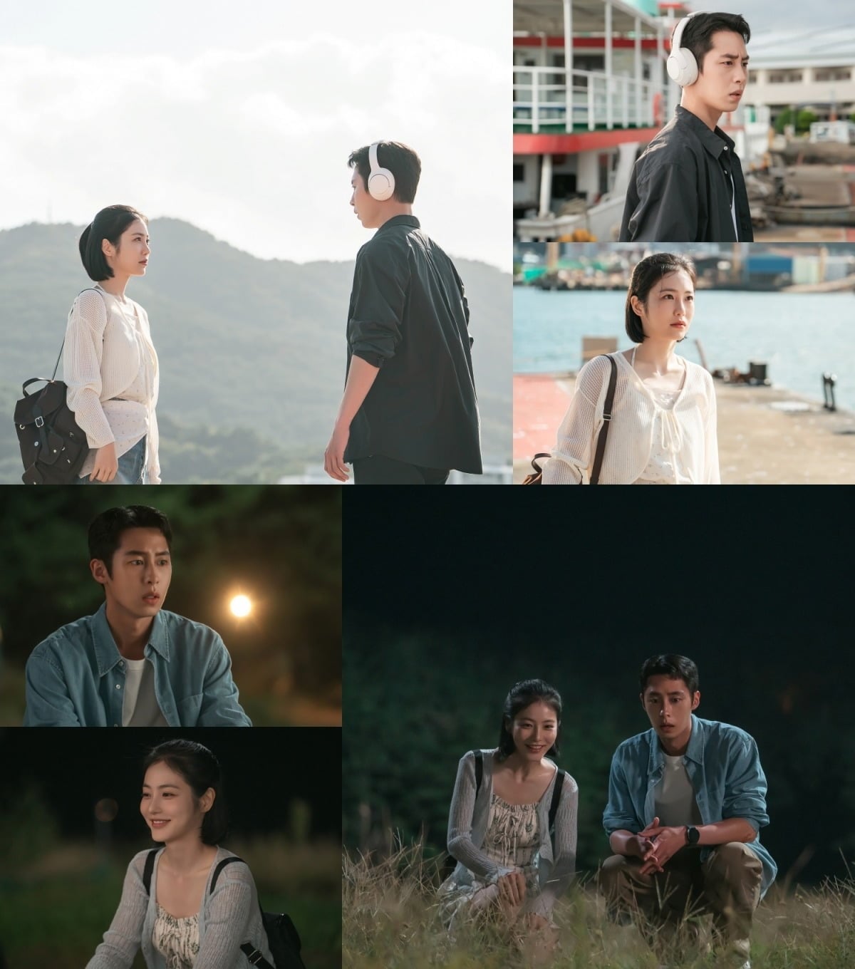 '닥터 섬보이' 이재욱, 신예은의 커플 스틸이 공개됐다. / 사진제공=KT스튜디오지니