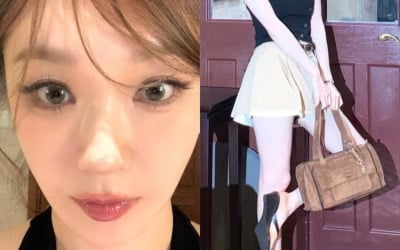 '35세' 강민경, 초미니 스커트 입고 뽐낸 각선미…'찐친' 송혜교도 하트 연발