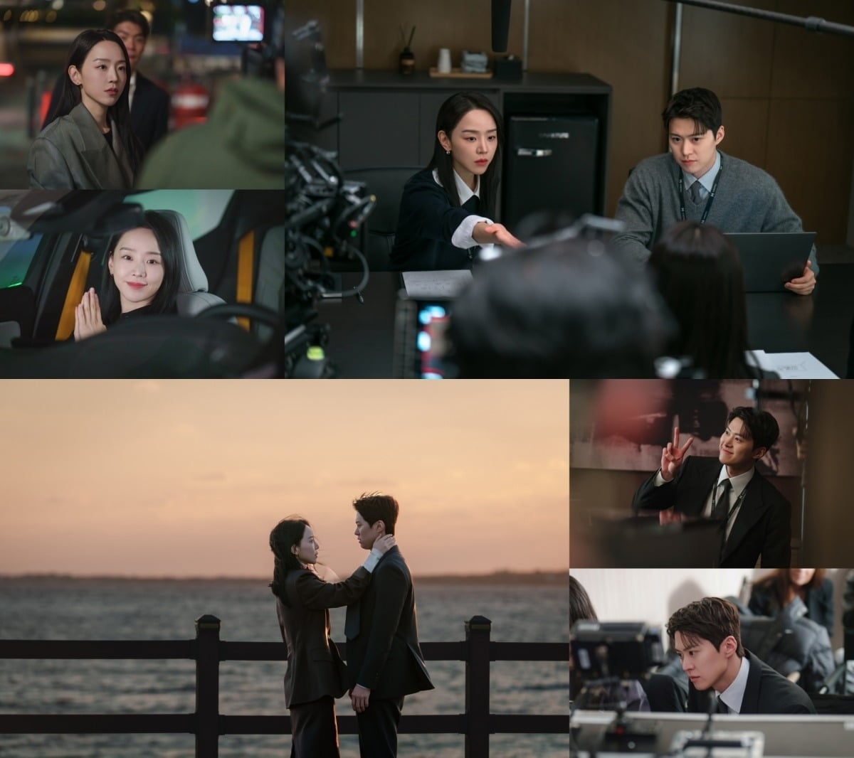 '은밀한 감사' 비하인드 사진이 공개됐다. / 사진제공=tvN