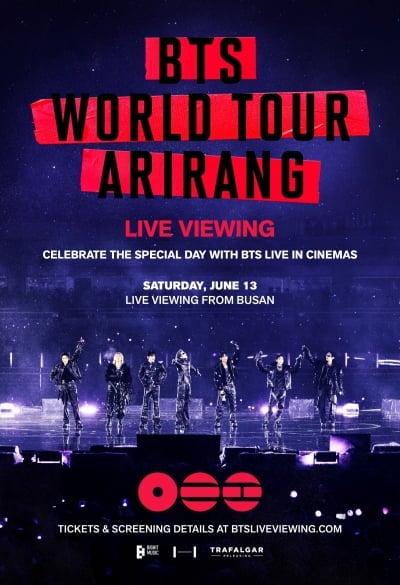BTS 부산 콘서트, 집앞에서 즐긴다…전 세계 3800개 상영관서 생중계