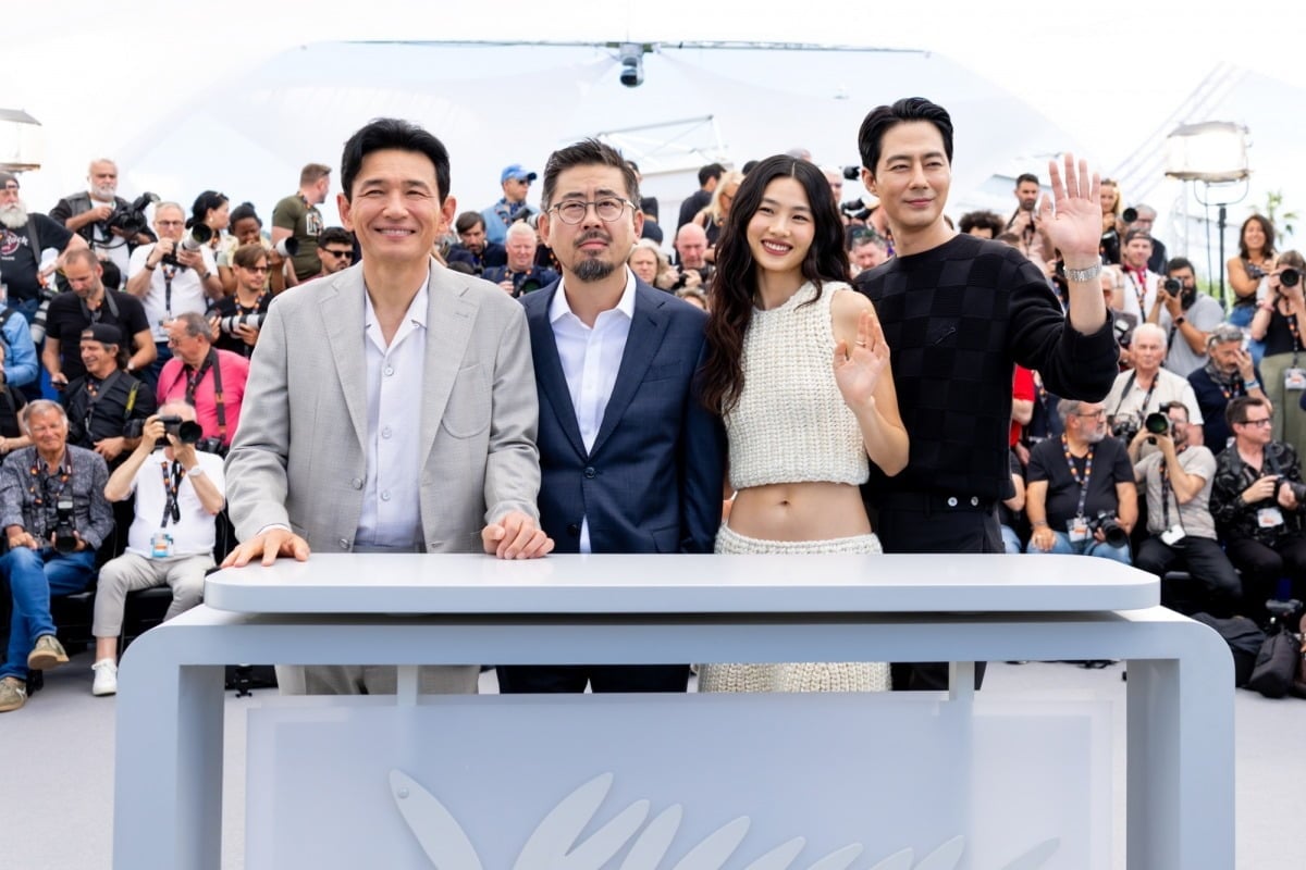 영화 '호프'가 칸영화제 경쟁 부문에 초청됐다. '호프' 칸 포토콜 현장. / 사진제공=Kazuko Wakayama