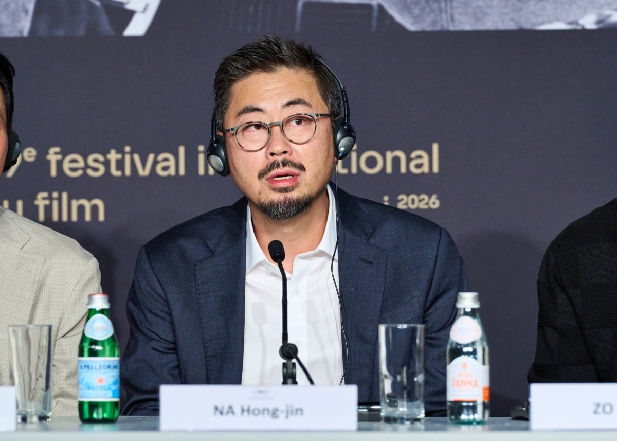 영화 '호프'가 칸영화제 경쟁 부문에 초청됐다. '호프' 칸 기자회견 현장. / 사진제공=플러스엠 엔터테인먼트, 포지드필름스 