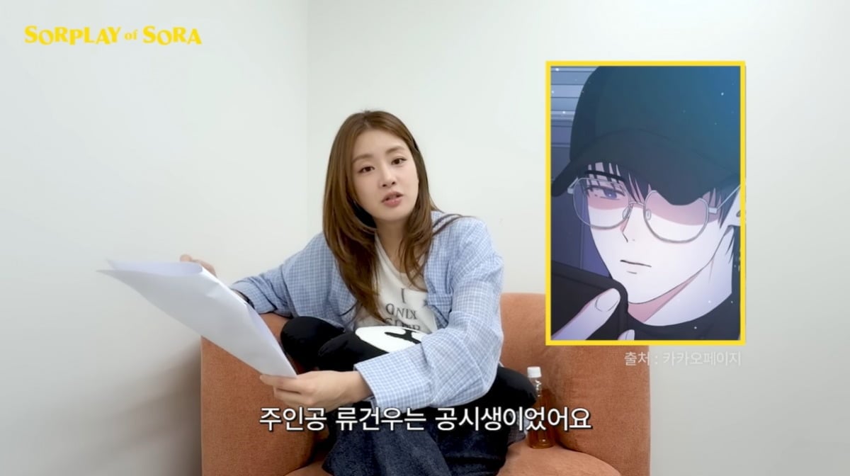강소라가 유튜브를 통해 웹소설과 웹툰을 추천했다. / 사진='소라의 솔플레이' 유튜브 캡쳐