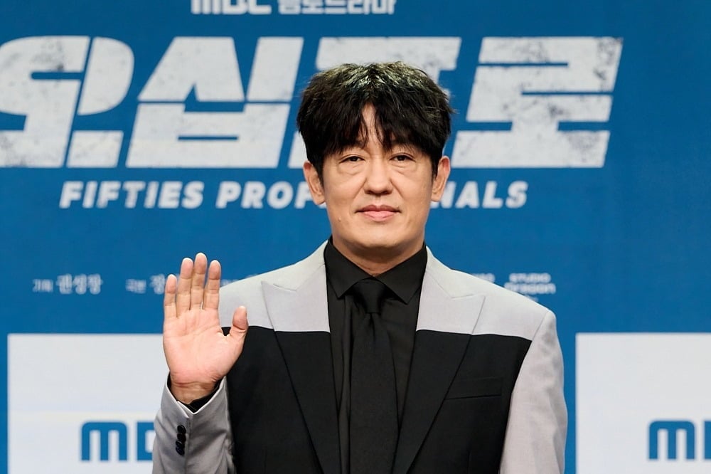 배우 허성태가 21일 서울 마포구 MBC 방송센터 골든마우스홀에서 열린 '오십프로' 제작발표회에 참석했다. / 사진제공=MBC