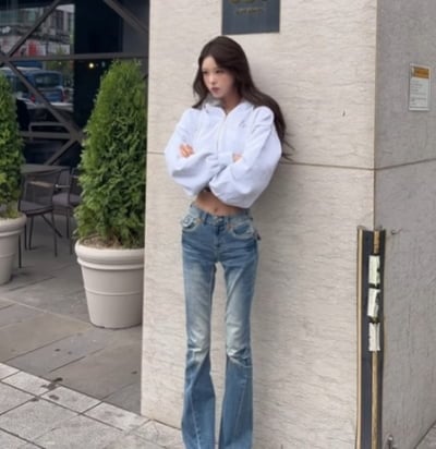 '美 신혼여행' 최준희, 캐리어 왜 6개인가 했더니…이동식 숍 따로 없다