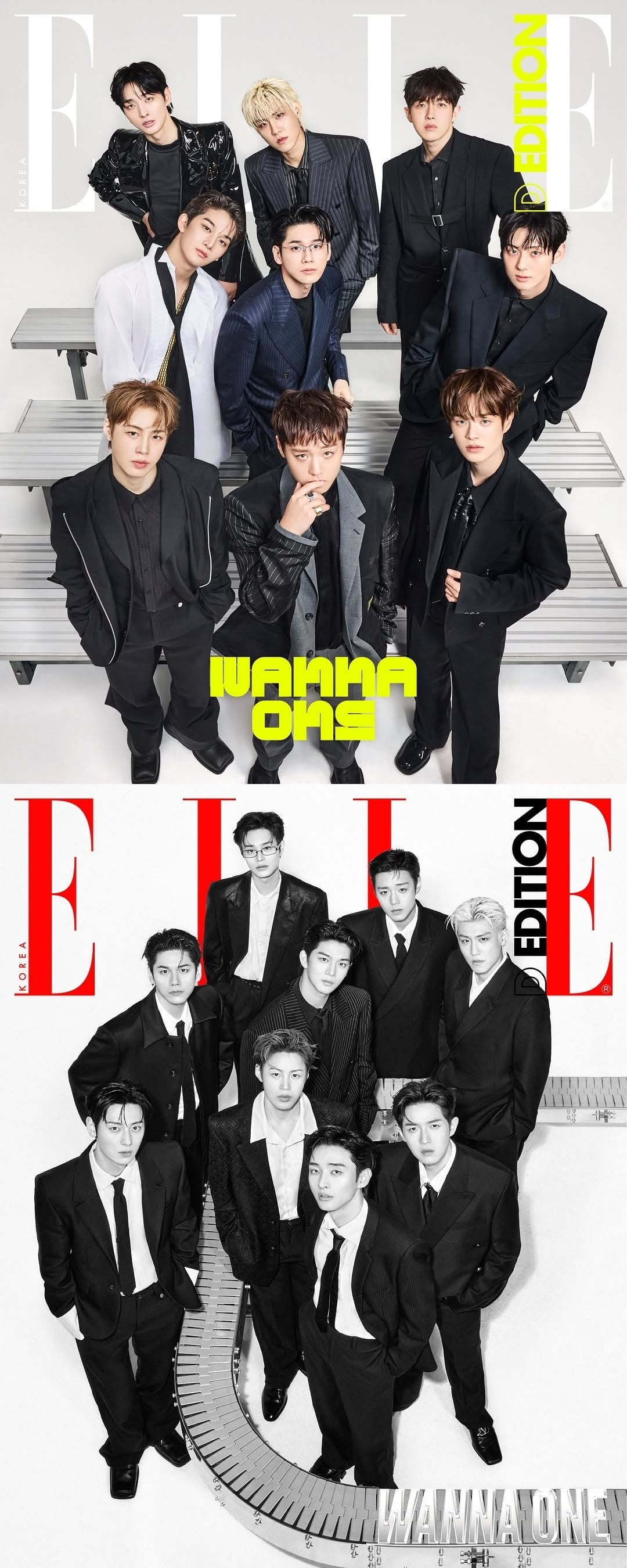 워너원이 '엘르' 스페셜 디지털 프로젝트 '엘르 디 에디션(D Edition)' 6월호 커버를 장식했다./사진제공=엘르
