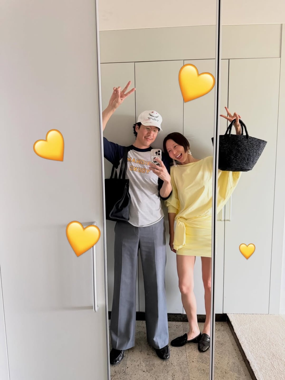 김나영·마이큐 부부가 뛰어난 패션 감각을 자랑했다. / 사진=김나영 SNS