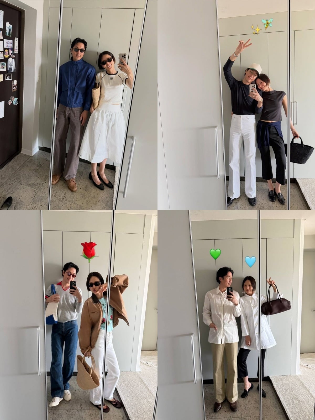 김나영·마이큐 부부가 뛰어난 패션 감각을 자랑했다. / 사진=김나영 SNS
