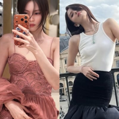 "막 찍어도 인생샷"…한소희, '숨멎' 비주얼로 칸 영화제 찢었다