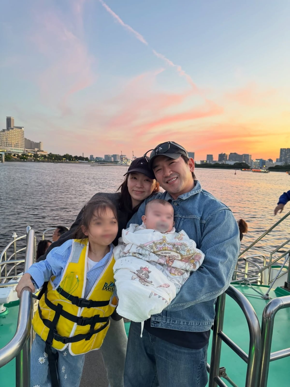 이민우, 이아미 가족이 가족 여행을 떠났다. / 사진=이아미 SNS