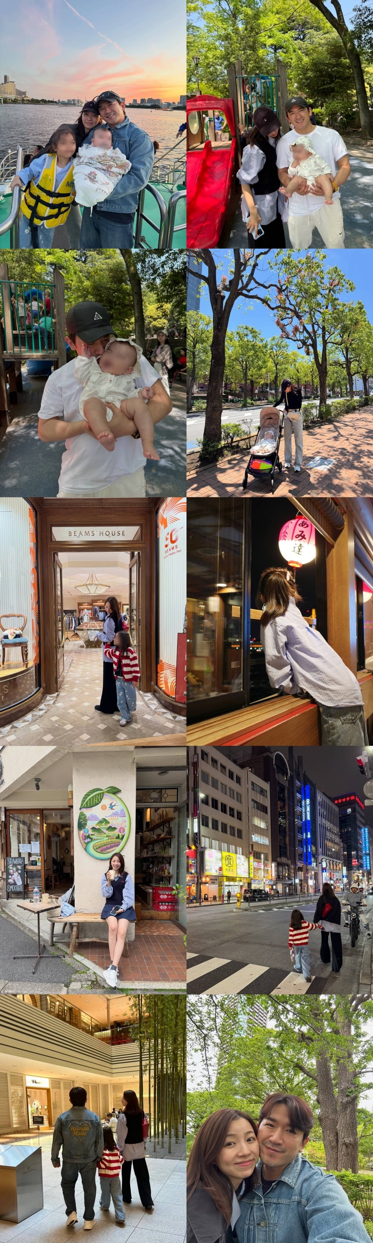 이민우, 이아미 가족이 가족 여행을 떠났다. / 사진=이아미 SNS