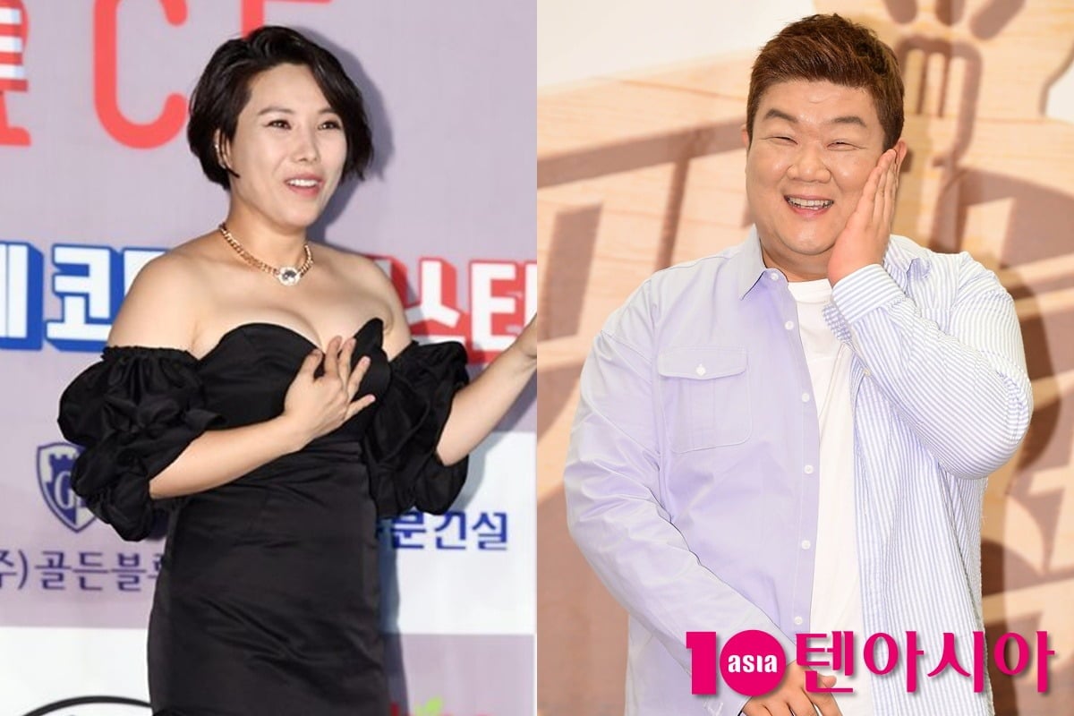 신봉선이 유민상과의 열애설에 입 열었다./사진=텐아시아DB
