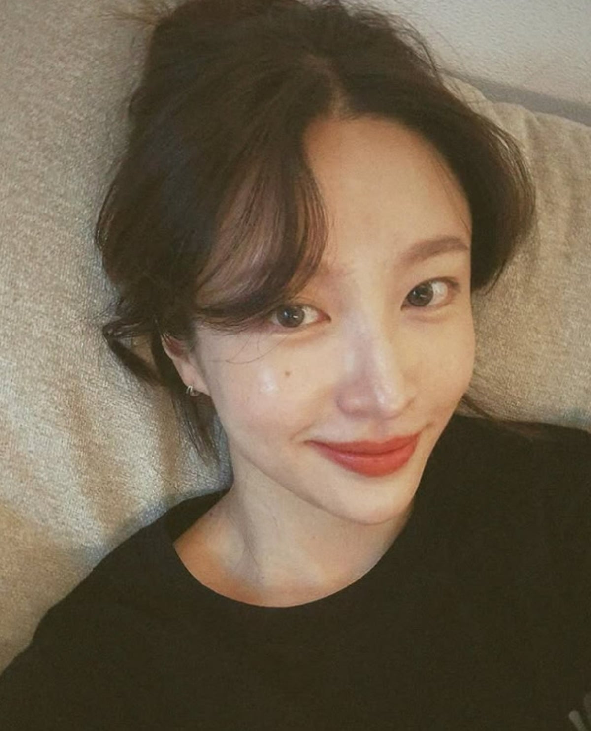그룹 EXID 멤버 하니가 환한 미소를 짓고 있다. / 사진=하니 SNS