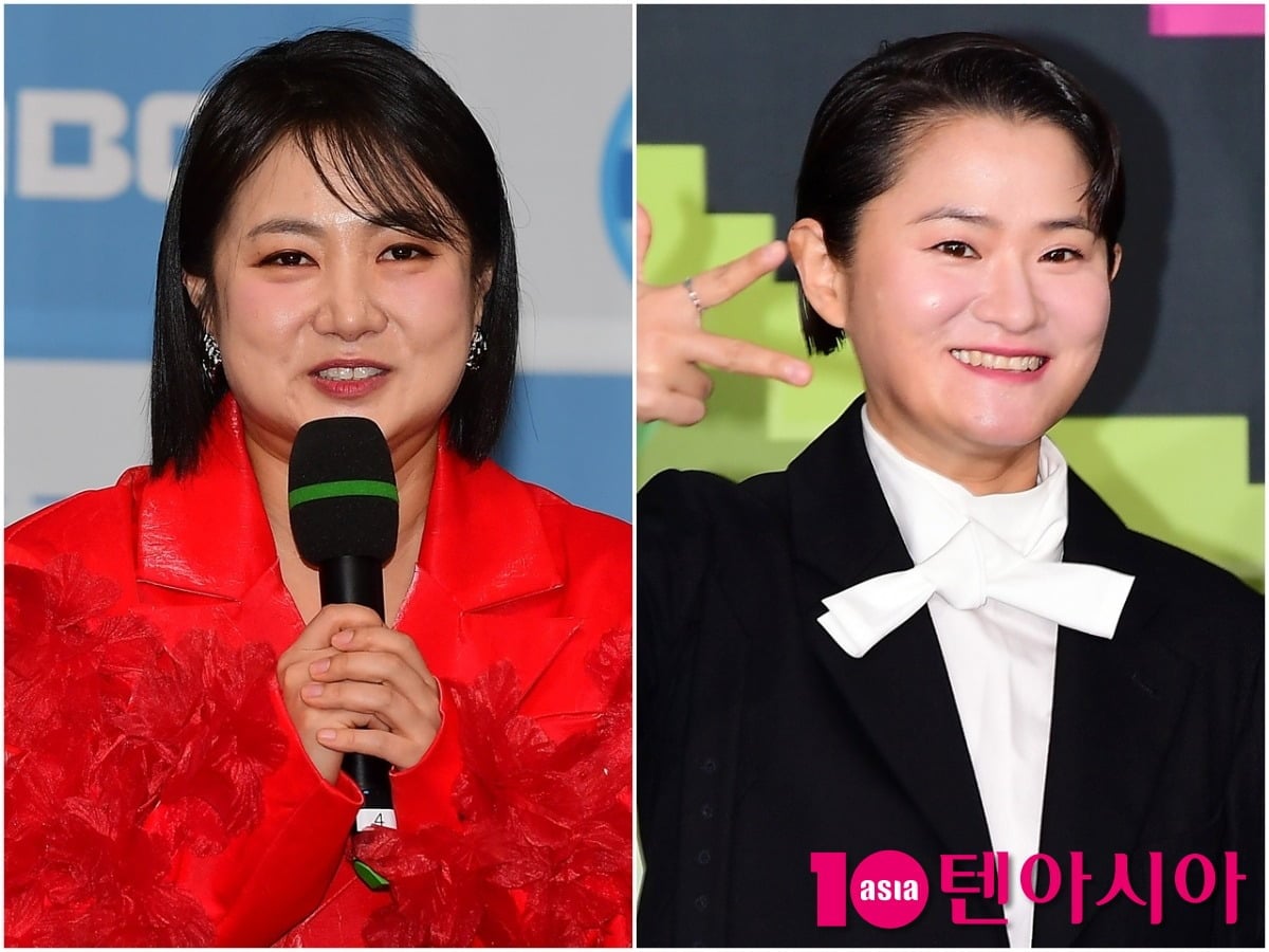 박나래와 김신영이 각 공식 행사에 참석했다./사진=텐아시아DB