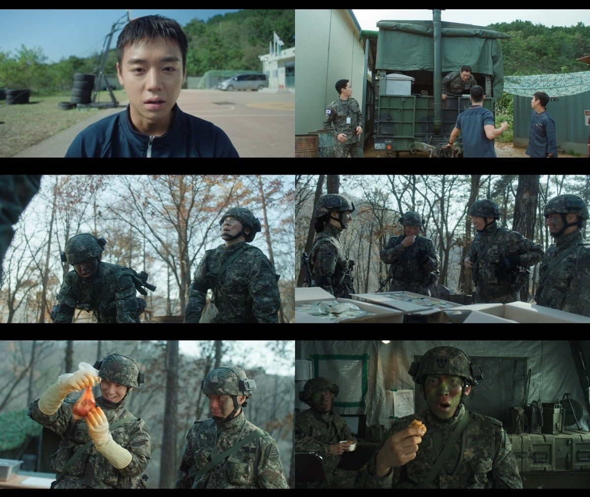 배우 박지훈이 '취사병 전설이 되다'에서 KCTC 훈련의 핵심 승부사로 활약했다./사진=티빙, tvN 방송 화면 캡처