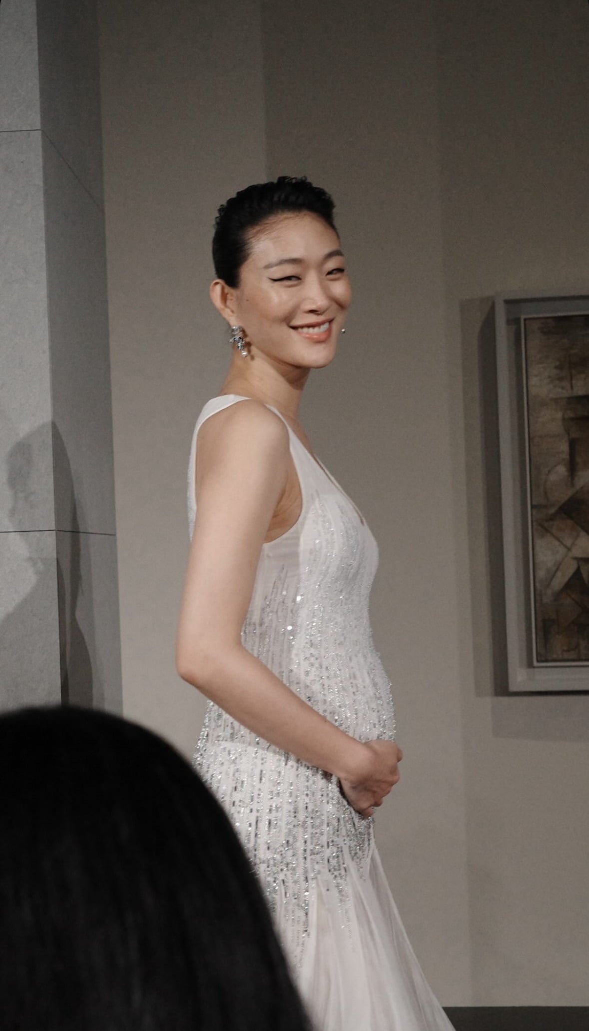 포토그래퍼 이코베가 런웨이에 임신한 채로 오른 최소라의 모습을 직접 담았다. / 사진=이코베 SNS