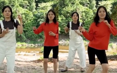 박은영, '뻣뻣 댄스' 유전이었나…똑 닮은 쌍둥이 언니와 '몸치 유전자' 인증에 깜짝