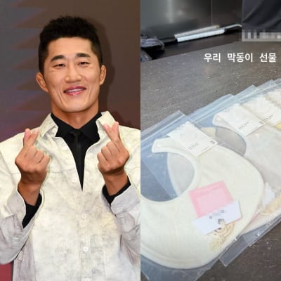 '다둥이父' 김동현, 넷째 발표 후 턱받이만 8만 원어치 받았다…"막둥이 선물 고마워"