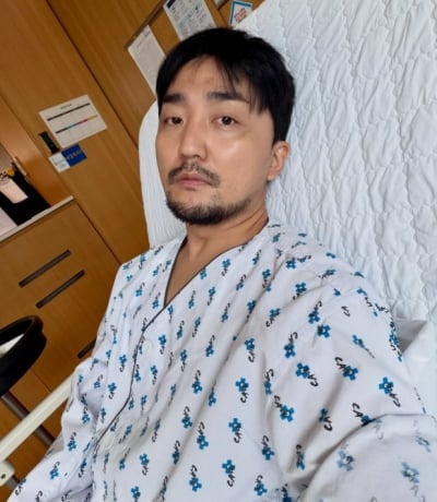 병상 위 유병재, 얼굴 반쪽됐다…초점 없이 흐린 눈 "절제술 마쳐"