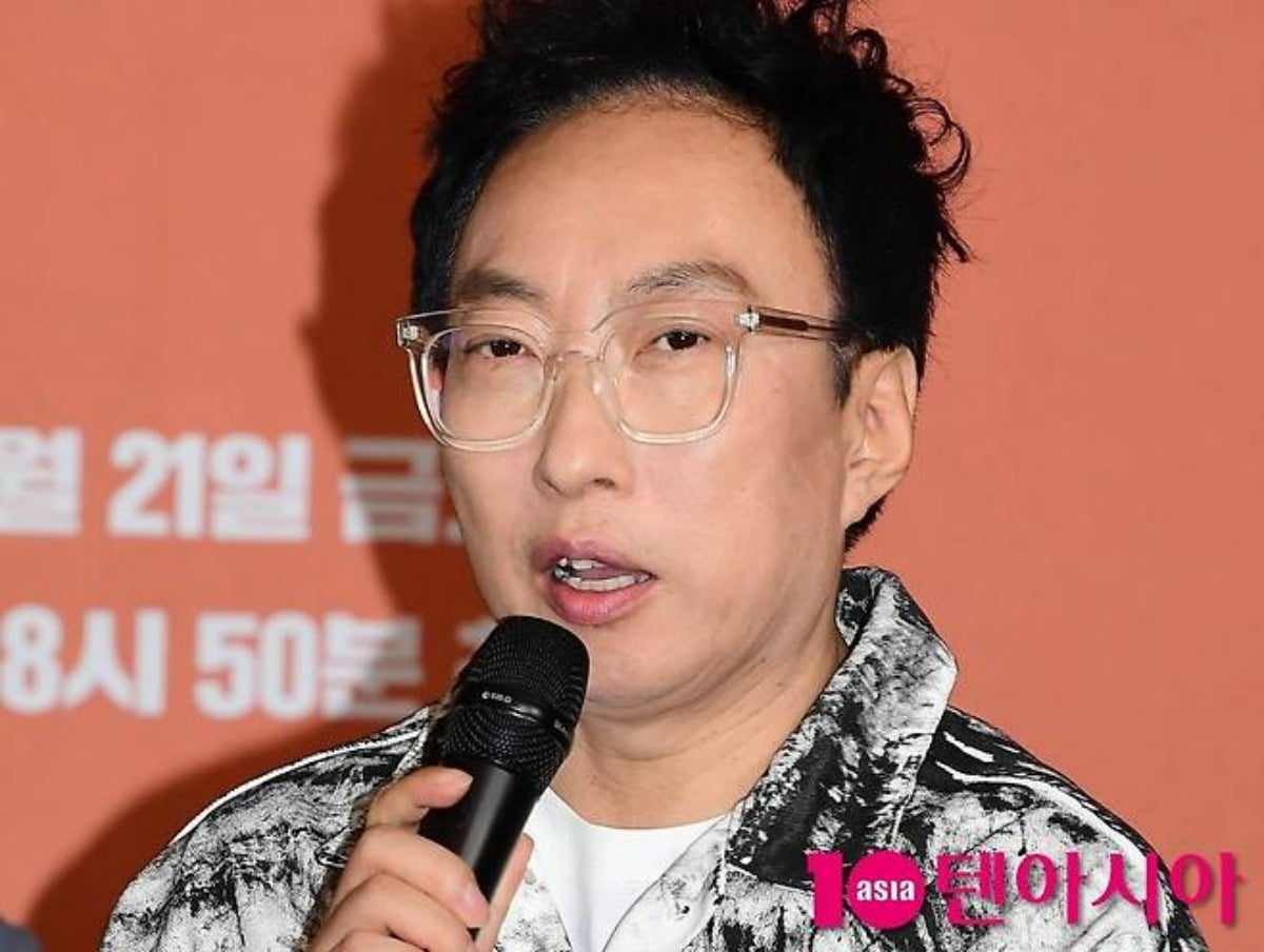 방송인 박명수가 공식석상에서 발언하고 있다. / 사진=텐아시아DB