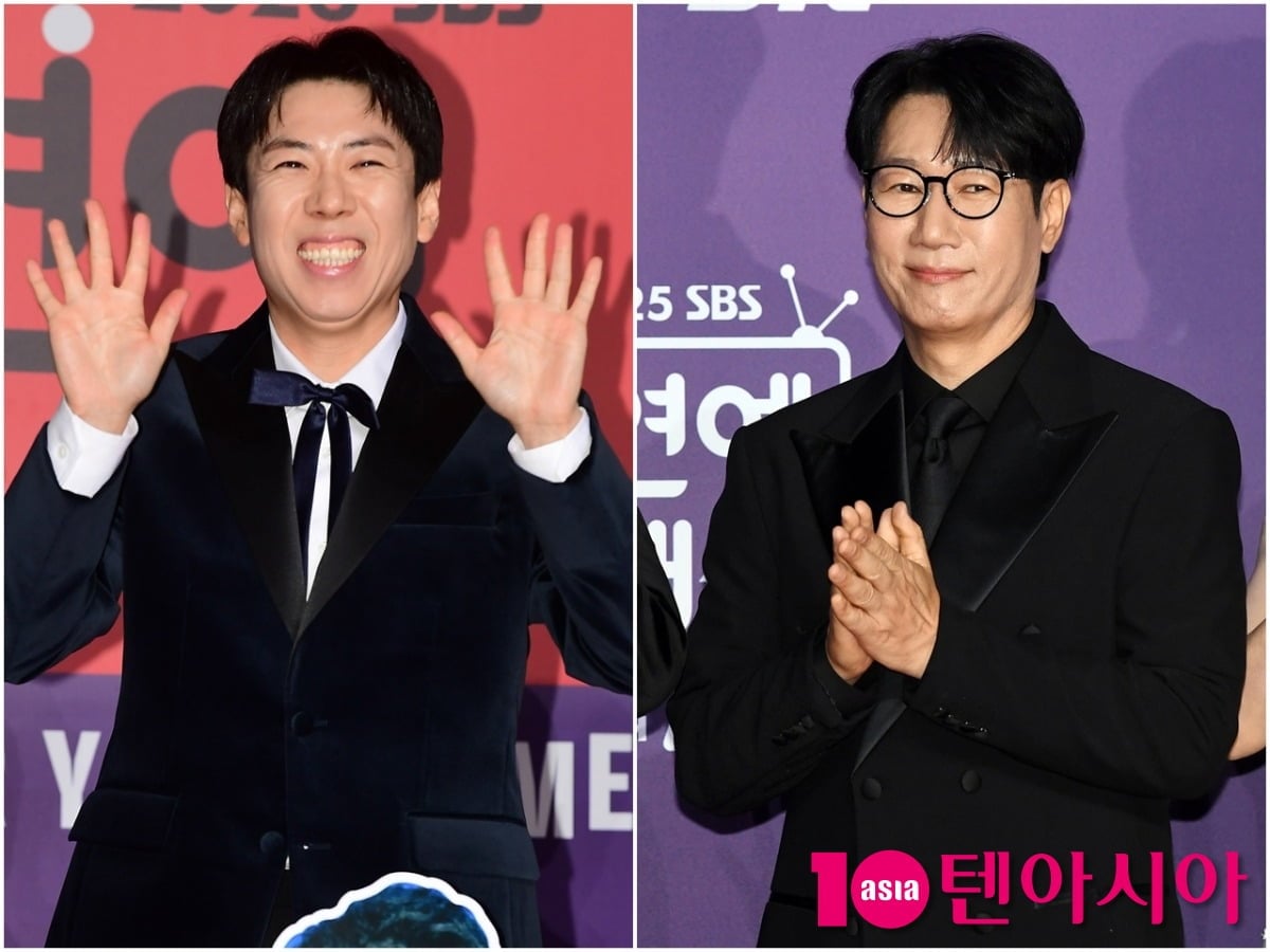 지석진과 양세찬이 자존심을 건 이름표 뜯기 리벤지 매치를 펼친다./사진=텐아시아DB