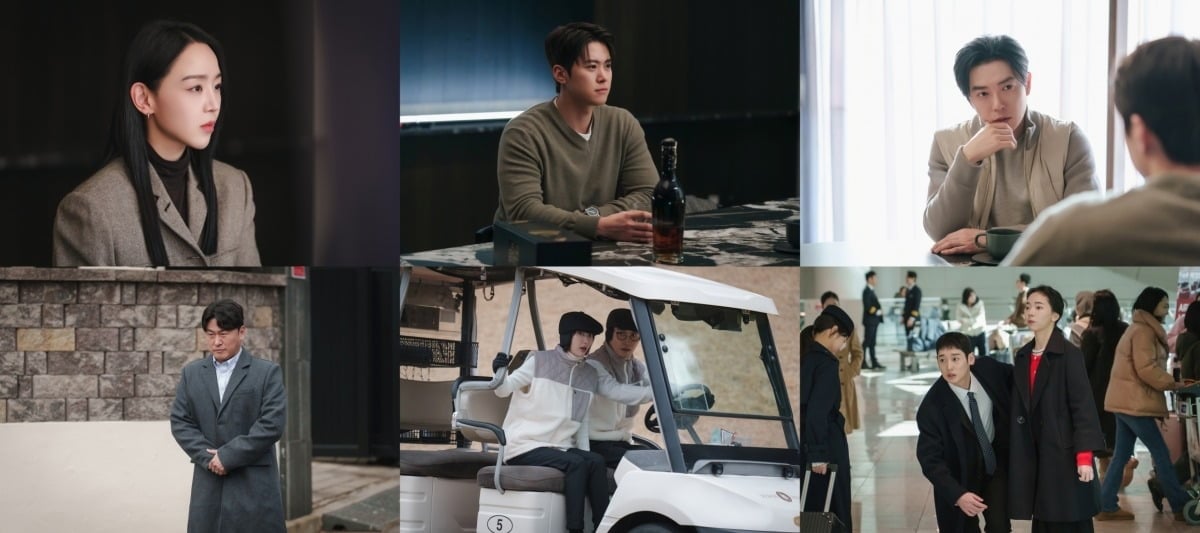 신혜선이 김재욱과 손을 잡았다./사진제공=tvN