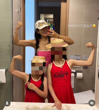 빛현우는 월드컵 출전했는데…아내, 딸 2명 데리고 독박 육아