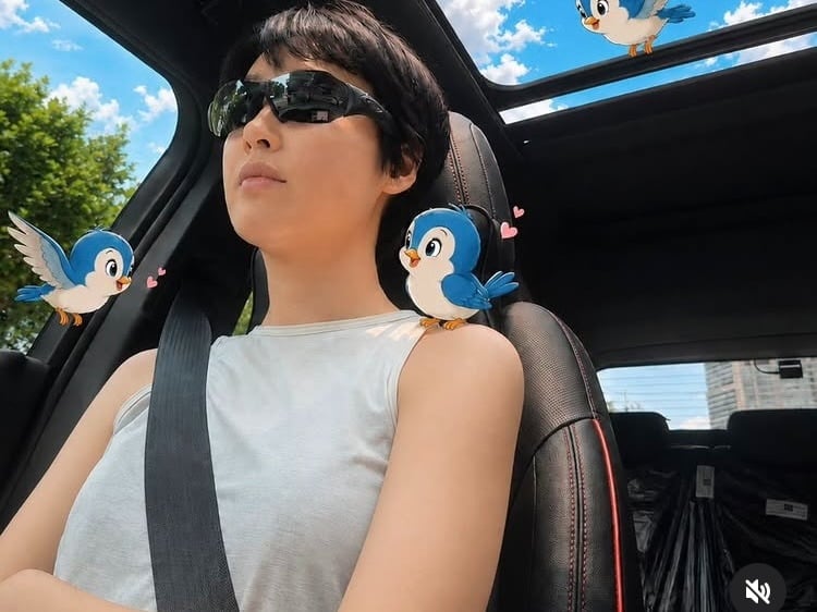 김민정이 근황을 알렸다./SNS