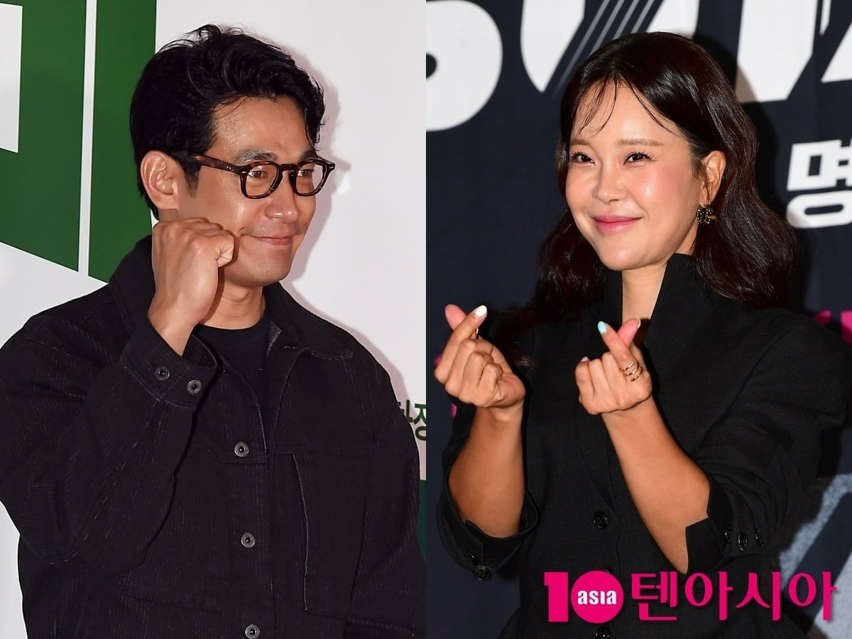 배우 정석원, 가수 백지영/사진=텐아시아 사진DB