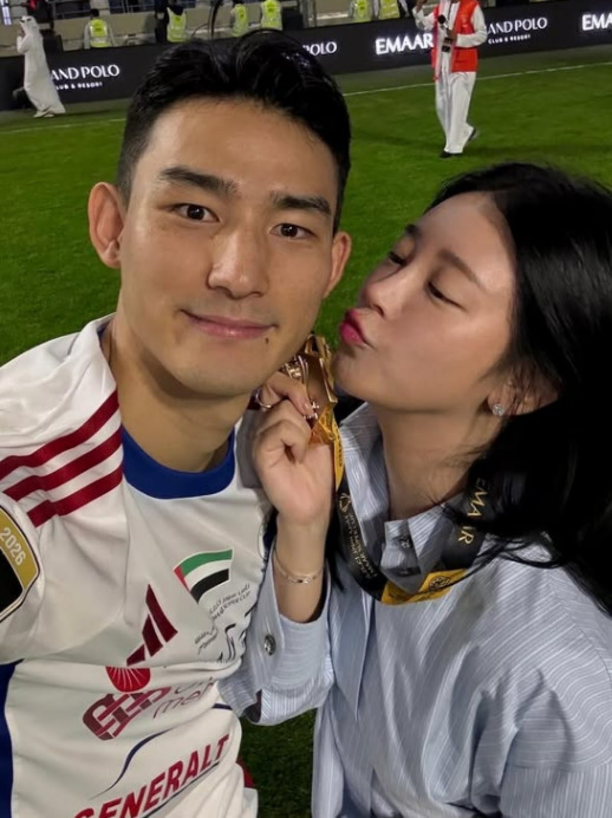 그룹 티아라 출신 소연이 남편이자 축구 국가대표 조유민에 애정을 보이고 있다. / 사진=소연 SNS