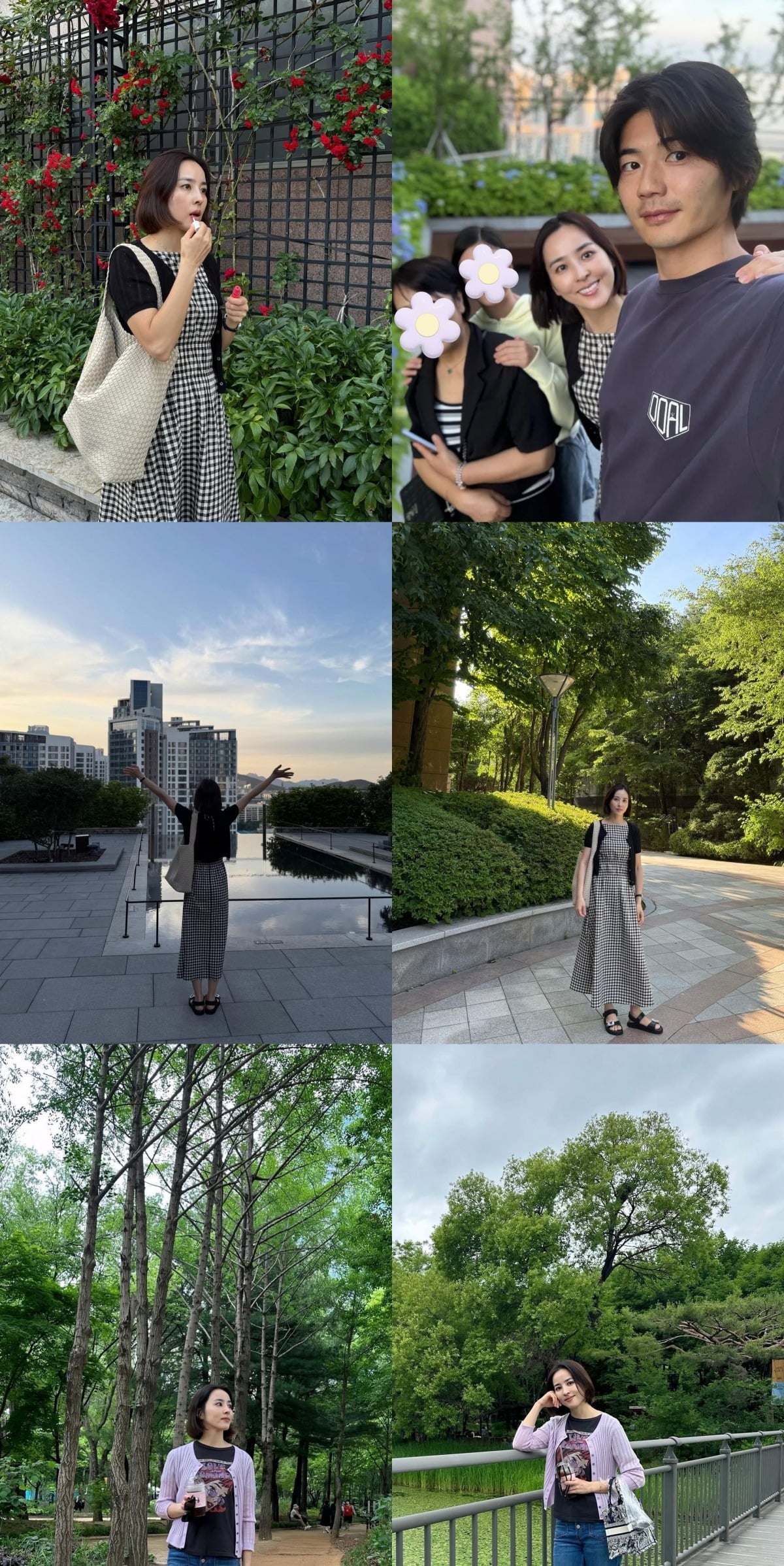 한혜진이 가족과 여유로운 시간을 보냈다. / 사진=한혜진 SNS
