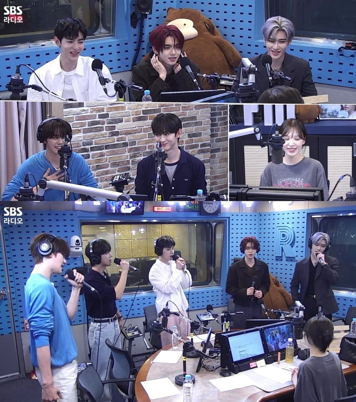 그룹 앤더블이 데뷔 후 첫 라디오에 출연해 팀명 비하인드부터 비주얼 자신감까지 솔직한 입담을 전했다./사진제공=SBS 파워FM '웬디의 영스트리트'