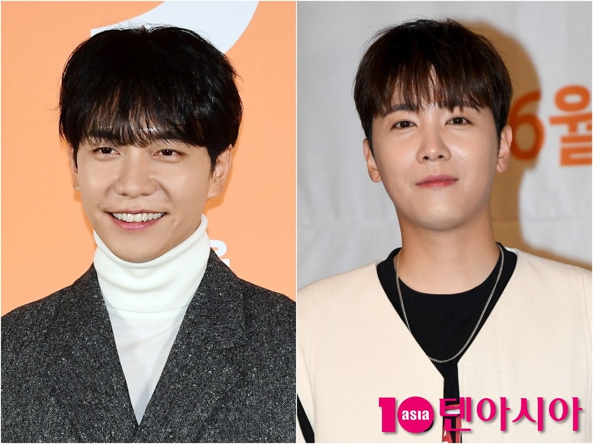이승기, 이홍기가 공식 행사에 참석한 모습이다. / 사진=텐아시아 DB
