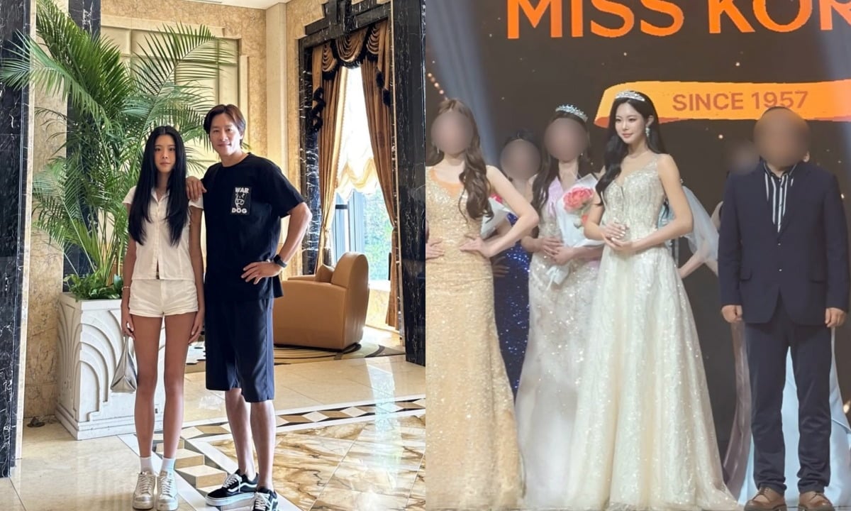 우서윤이 미스코리아 지역 예선에서 입상했다. / 사진=우지원, 우서윤 SNS